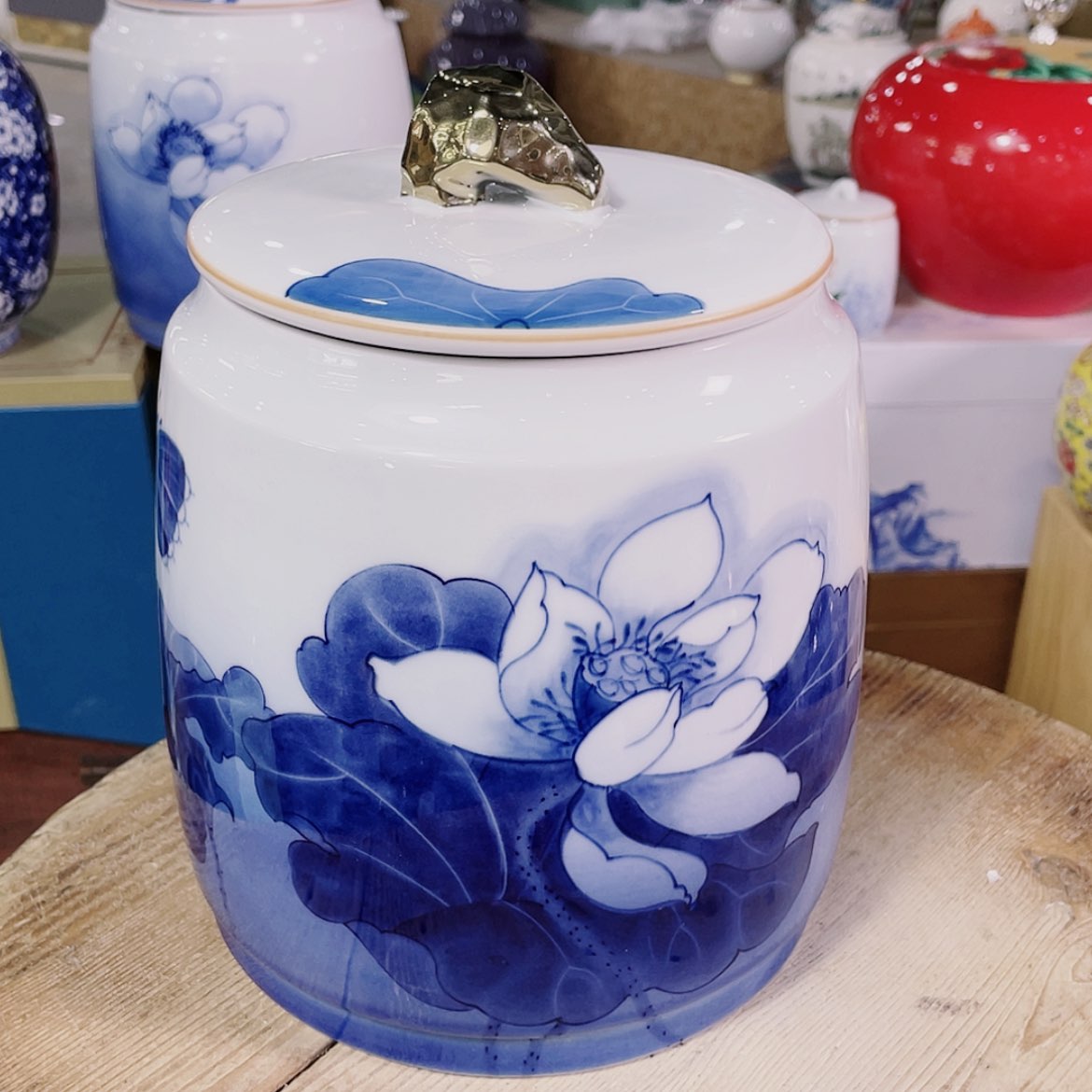 【闪购商品】罐陶瓷茶叶罐密封罐