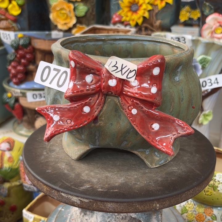 紫砂花盆粗陶材质多肉花盆