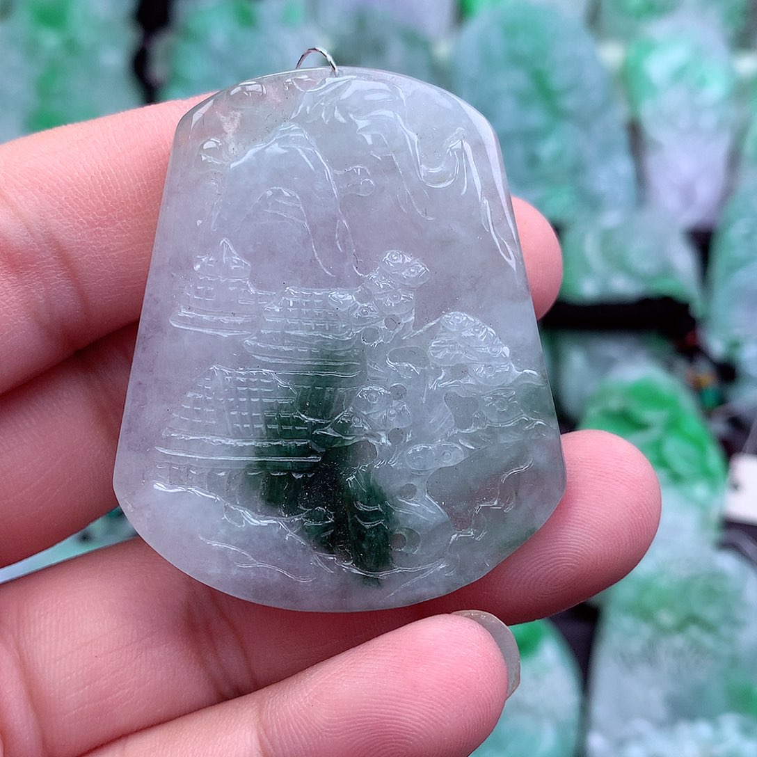 翡翠吊坠(不含链)未镶嵌