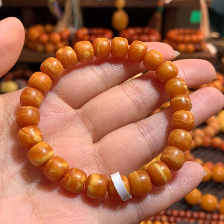 蜜蜡未镶嵌手串蜜蜡手串