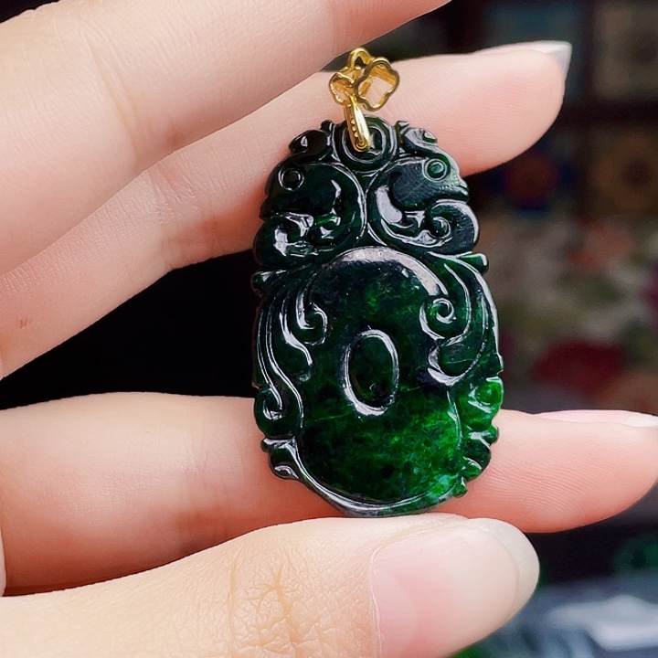 翡翠银S925镶嵌颈饰多样性