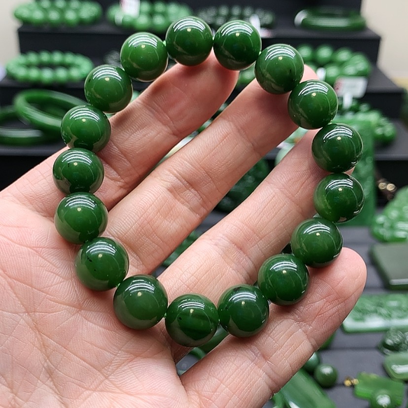 【闪购商品】和田玉（碧玉）手链未镶嵌