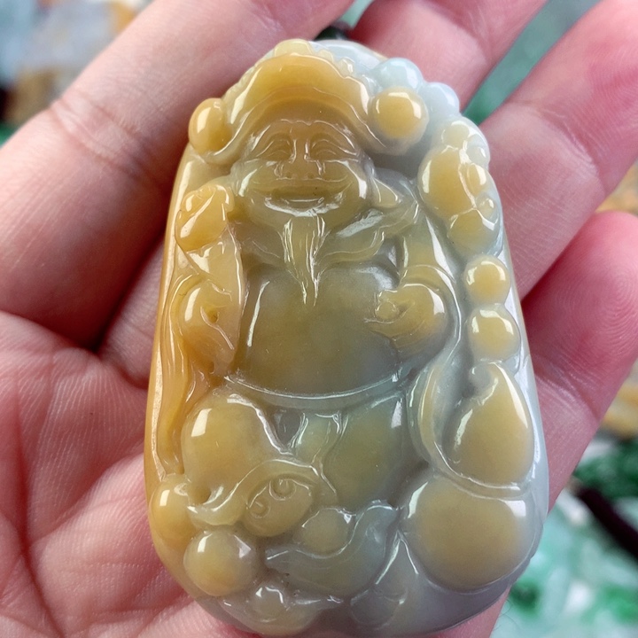 如***意翡翠未镶嵌吊坠(不含链)