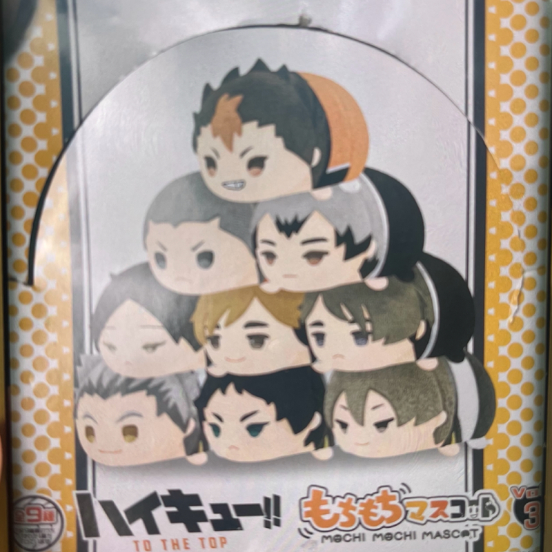 『排球少年!!』掌心毛绒鸡肉卷趴趴玩偶盲盒（全9种）盲盒