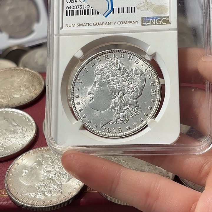 天***天银Ag900美国一美元银币