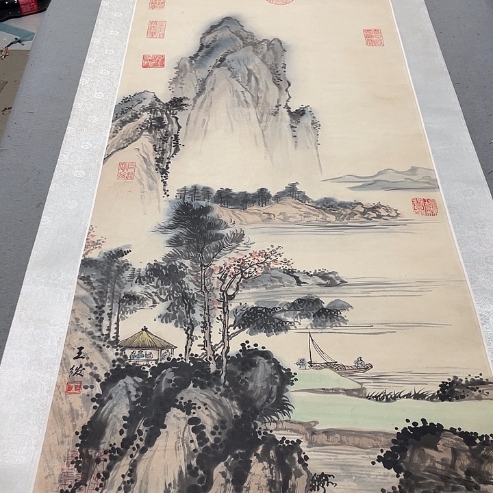 苍***茫画面画画画画画绢本