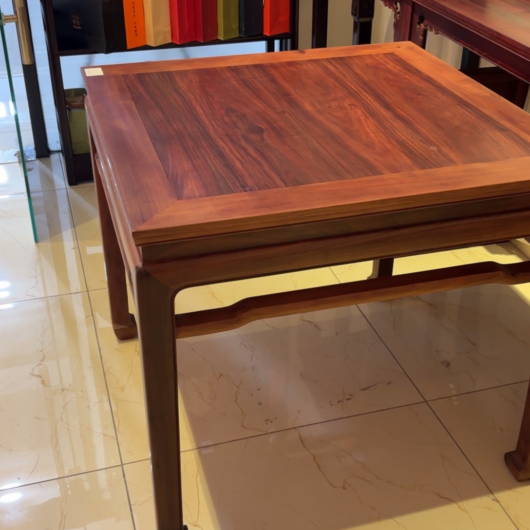 染料紫檀（血檀）非洲小叶紫檀方桌