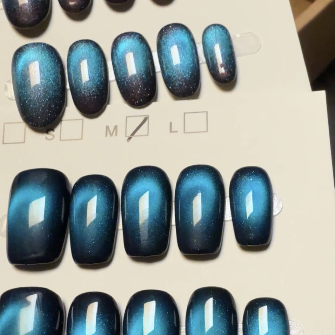 【直播专属】【非播勿拍】纯手工猫眼穿戴甲补邮专拍