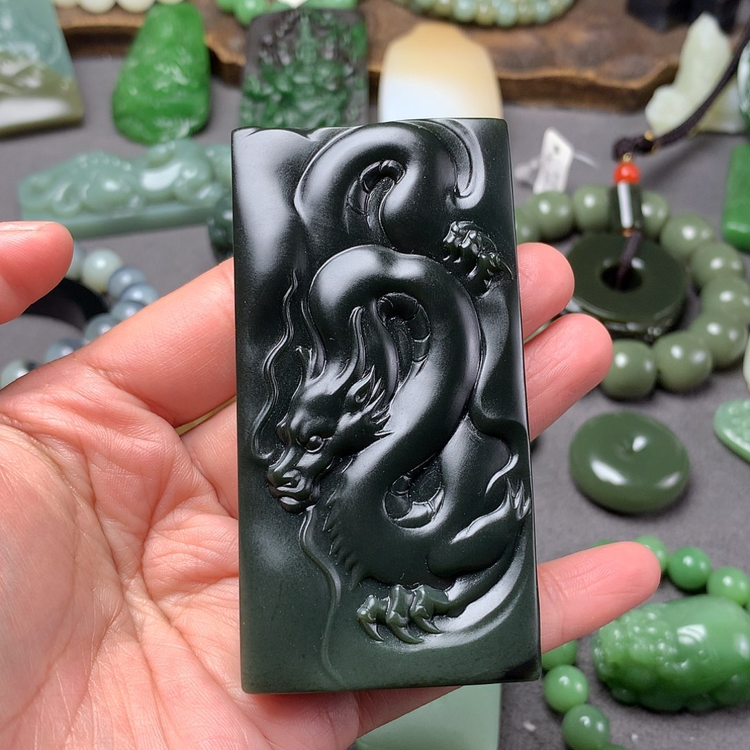 和田玉把件未镶嵌老*