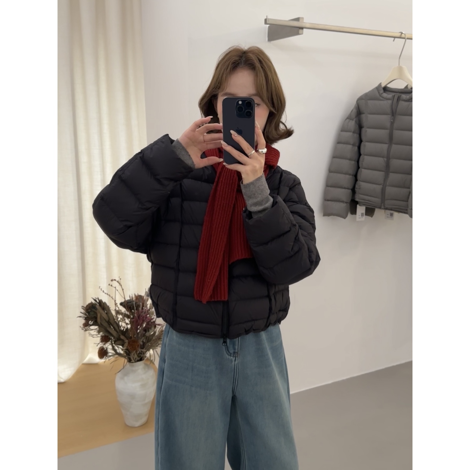 Y7318#2025新款轻薄羽绒服秋冬短款小个子90白鸭绒（充绒120g）