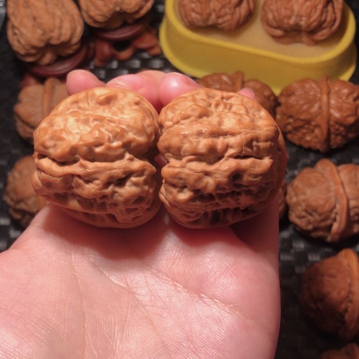 文玩核桃把件41开背肌肉蛙