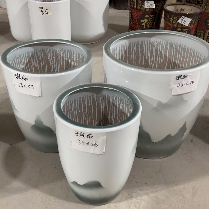 【闪购商品】红陶高溫陶瓷花盆默认瑕疵