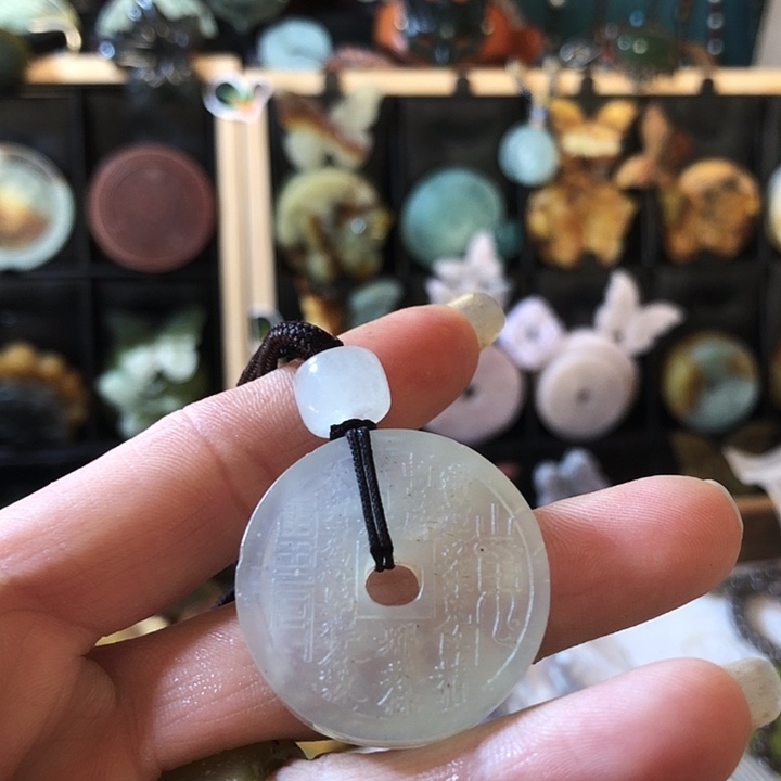岫玉未镶嵌岫玉挂件