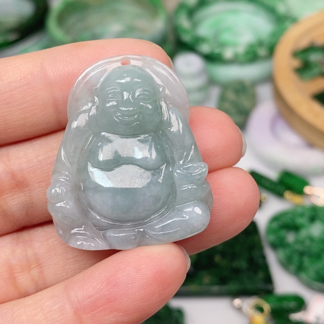 南***南翡翠未镶嵌吊坠(不含链)