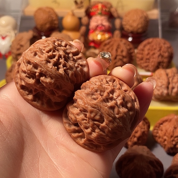 吊坠文玩核桃42野狼