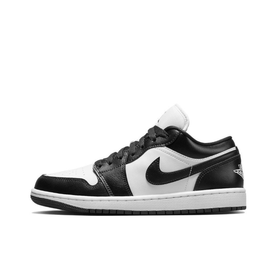 未拆封 NIKE/耐克 Air Jordan1Mid AJ1黑白熊猫黑绿脚趾男女板鞋