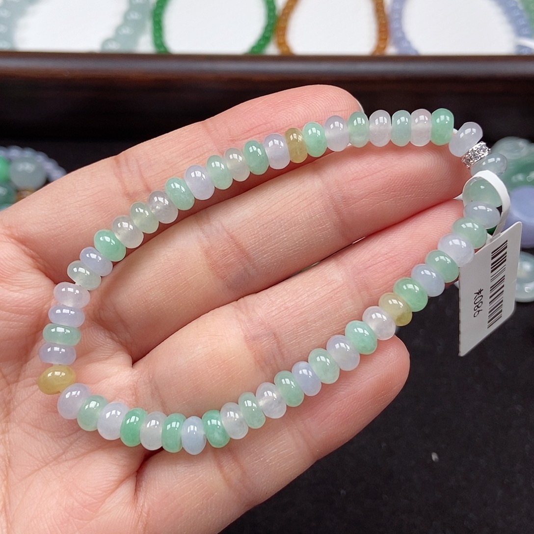 翡翠未镶嵌手串卡6