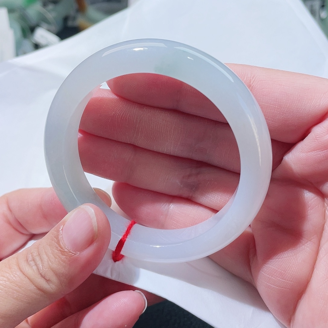 翡翠未镶嵌手镯51.4圈口