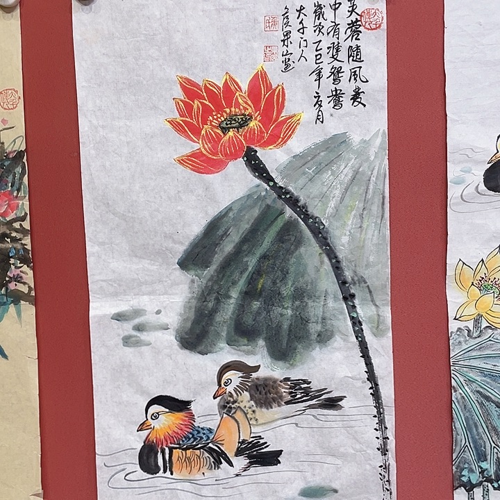 国画侯老师手绘作品