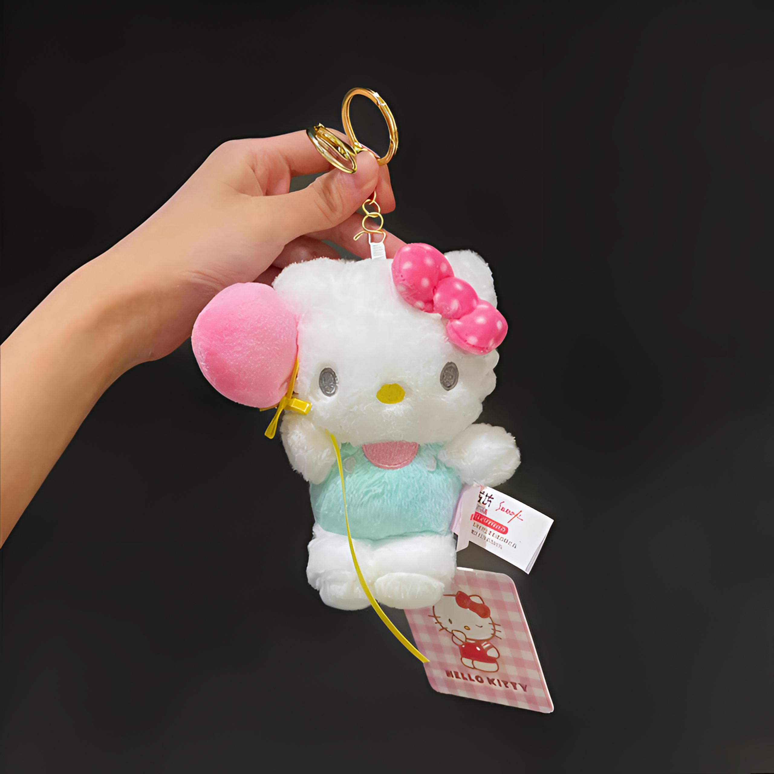 【正版钥匙扣】HelloKitty包挂件公仔KT猫毛绒玩具送女生情人节礼物