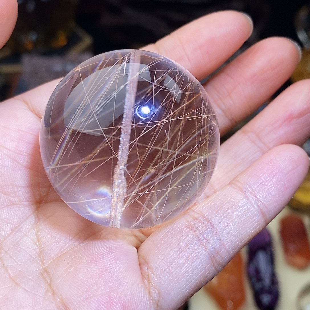 水晶球未镶嵌大*.吊坠