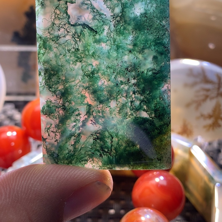 绝***影玛瑙/玉髓颈饰未镶嵌