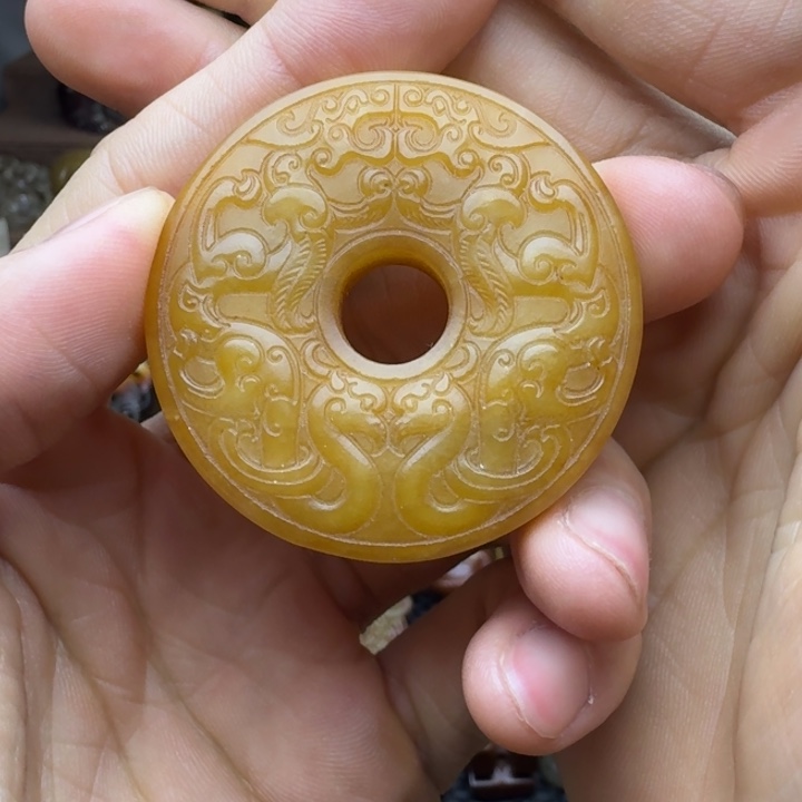 和田玉未镶嵌挂件