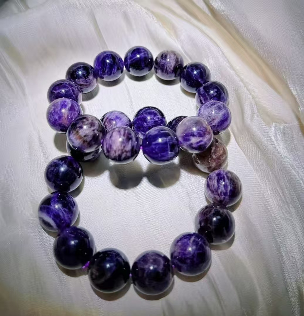 【天然老矿水晶】紫水晶16-17mm