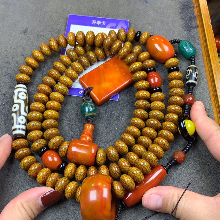 星月菩提吊坠脉*脖挂