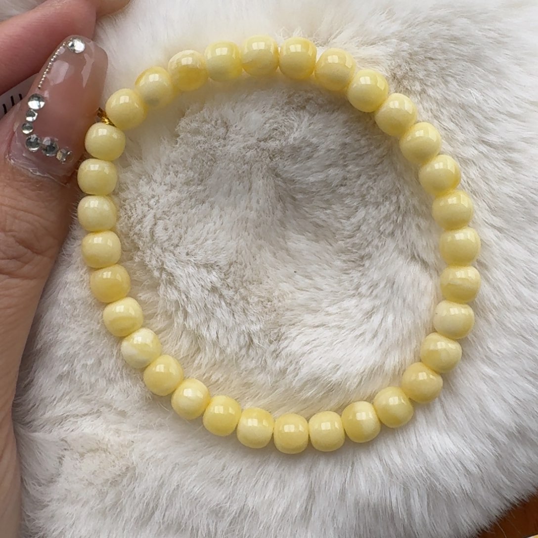 琥珀未镶嵌手链琥珀