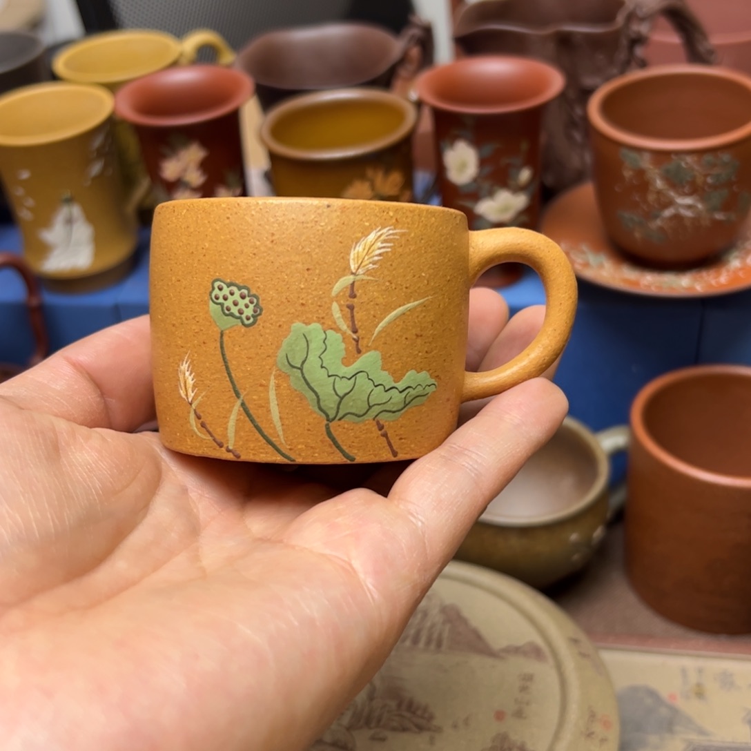 紫砂茶杯紫砂主人杯100cc