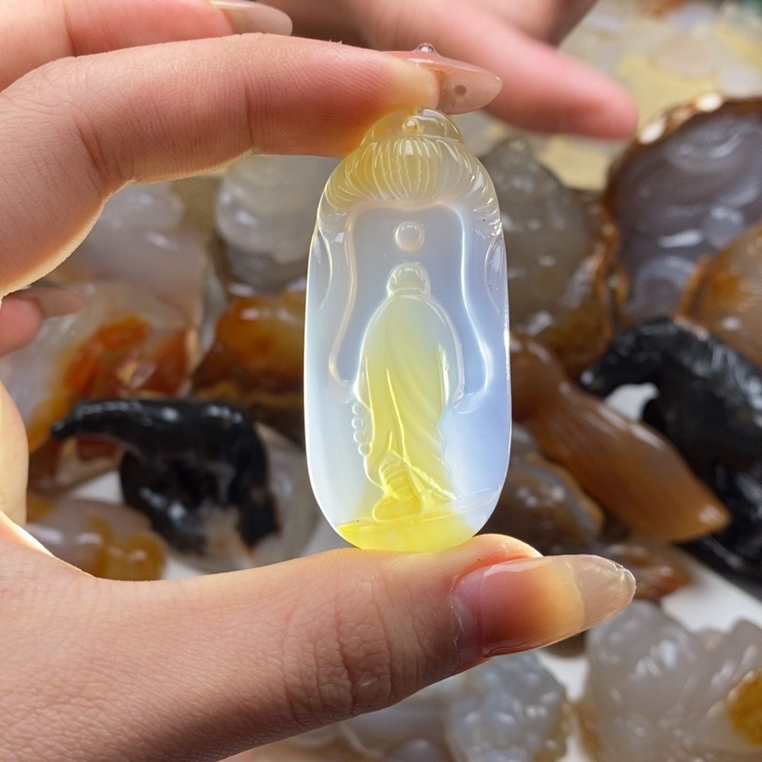 玛瑙/玉髓未镶嵌颈饰