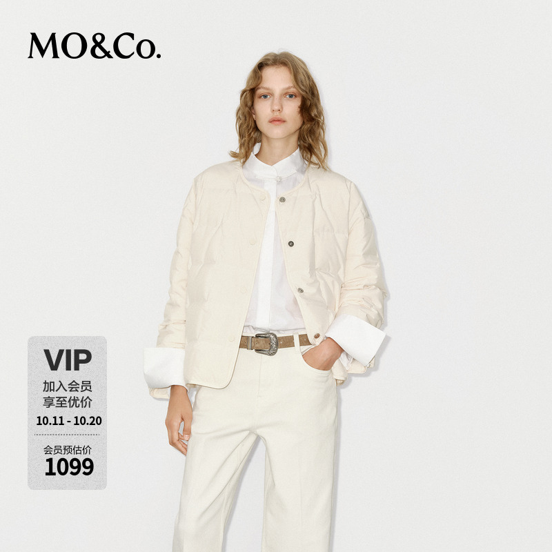 MOCO羽绒服冬绒子含量90%防风防水轻暖外套MBD4EIN022