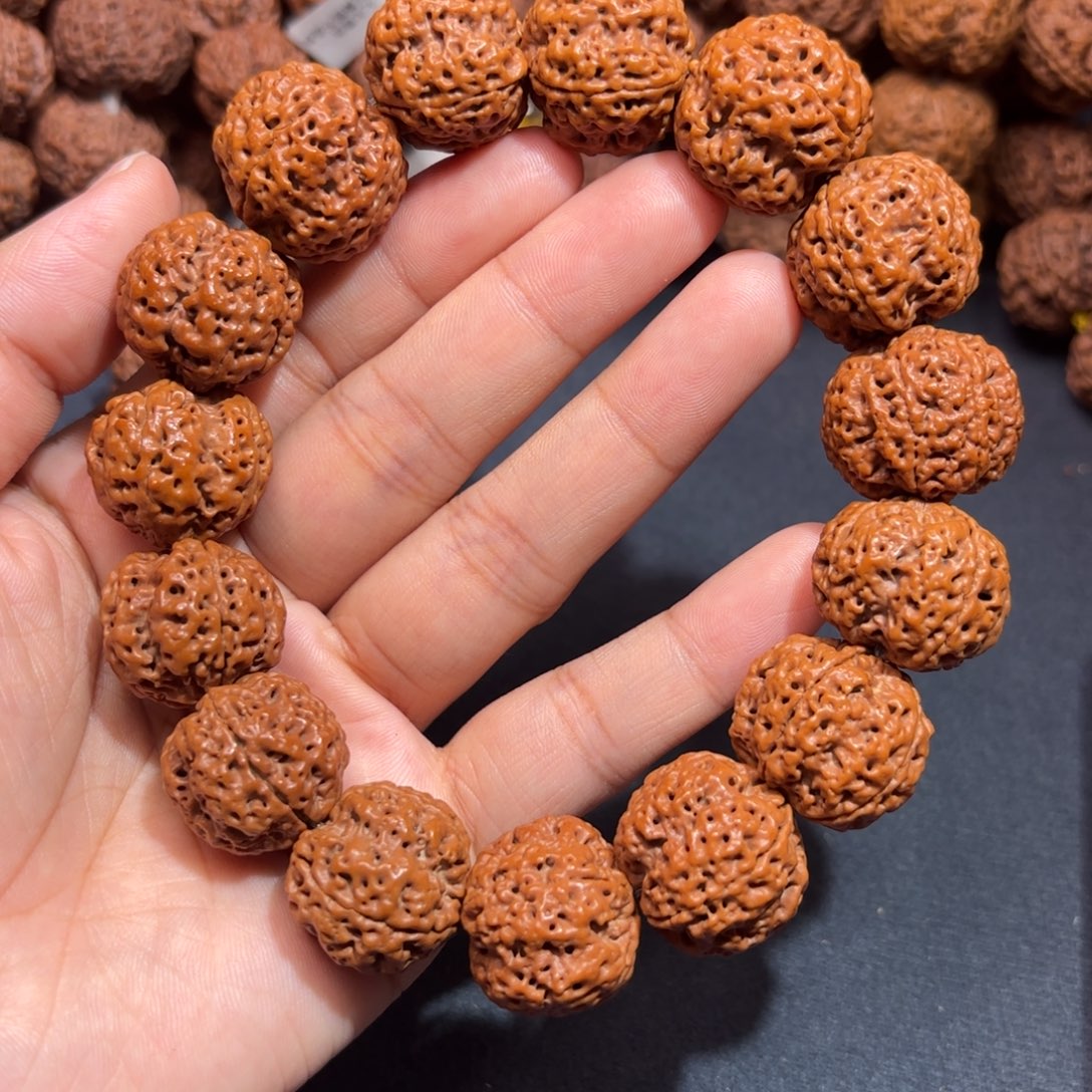 金刚菩提手串四叶草21mm