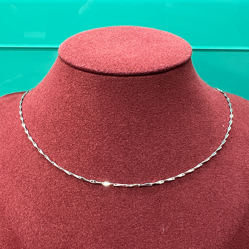 【中国珠宝】PT950项链瓜子项链铂金时尚项链15