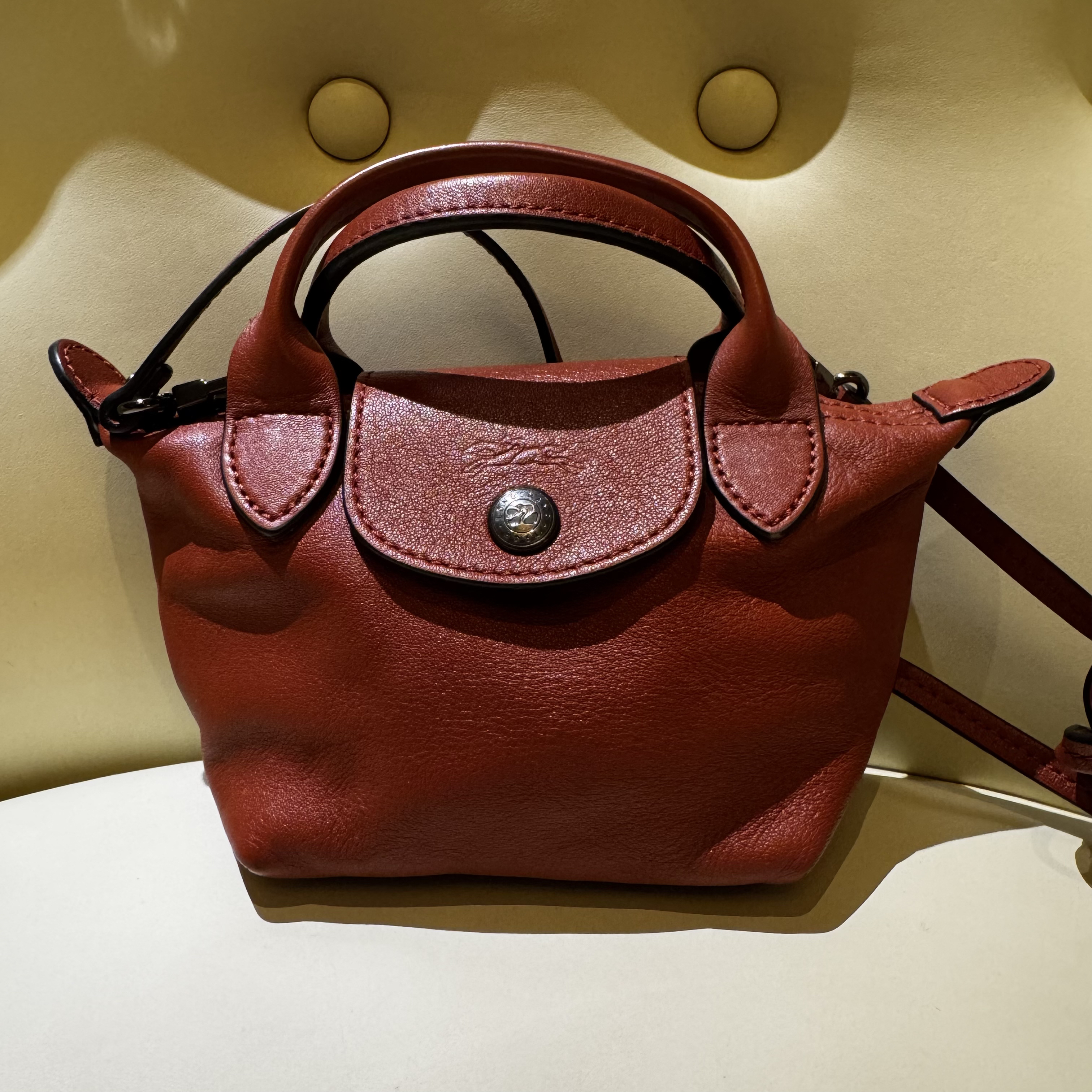 95新 LONGCHAMP/珑骧 【冰】迷你号斜挎包