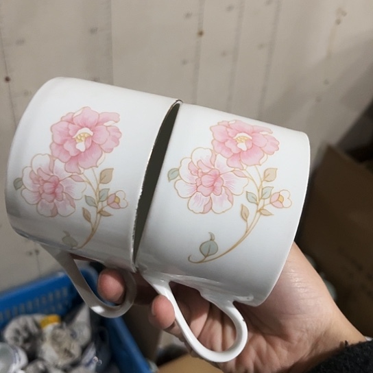 盘杯两个陶瓷陶瓷陶瓷