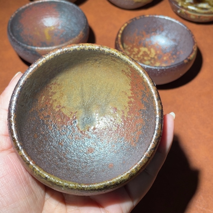 时***~茶盏柴烧自然落灰烧