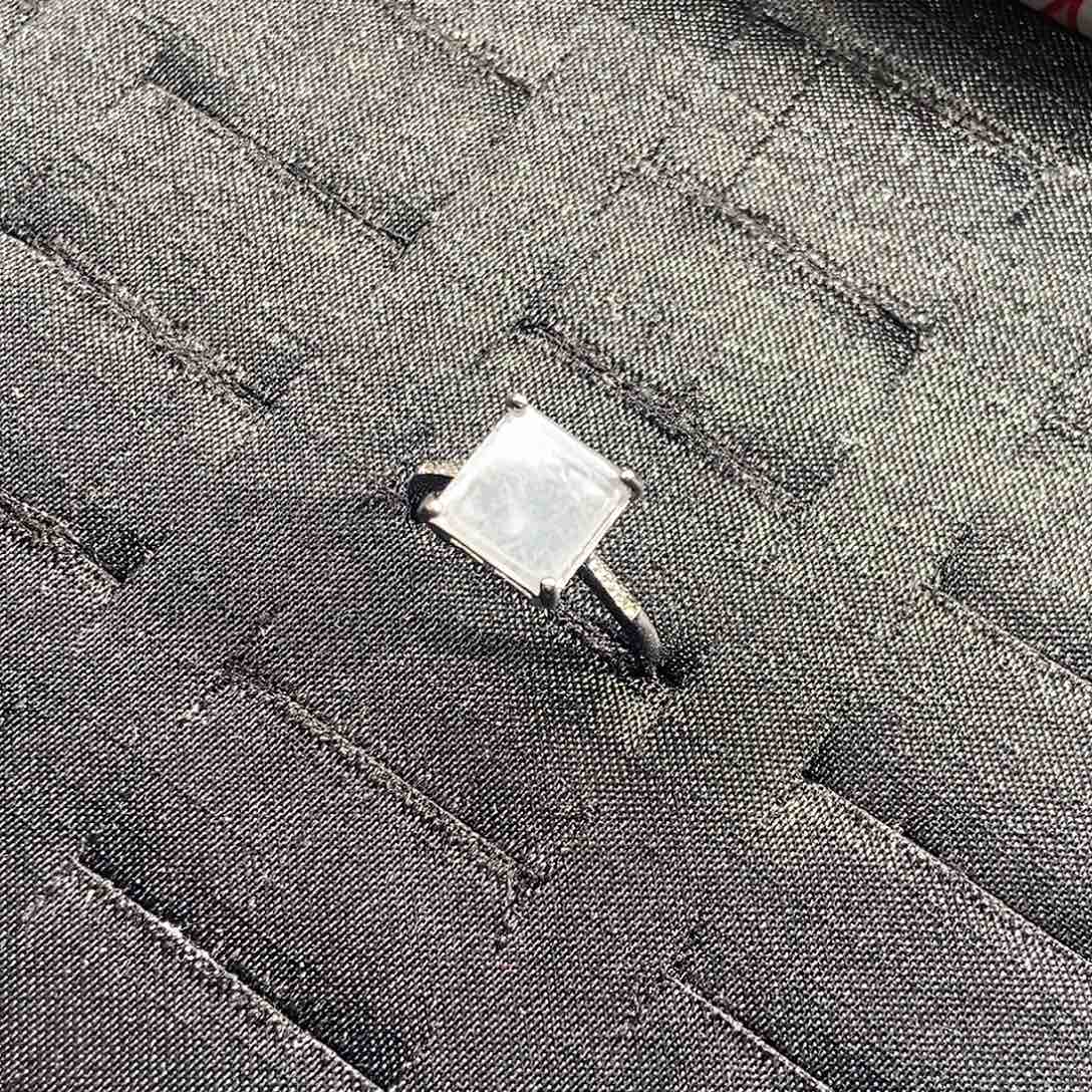 翡翠银S925镶嵌戒指