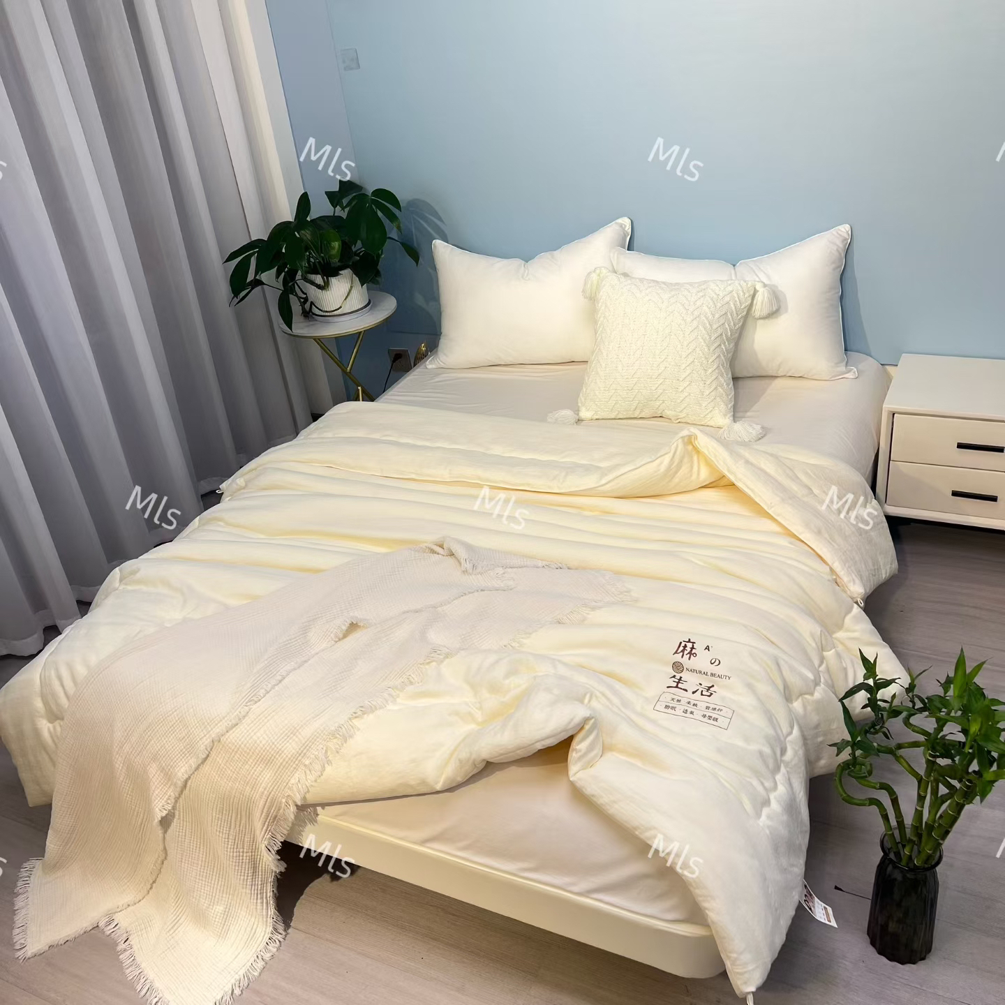 无染提花大豆纤维被加厚保暖冬被空调被薄被子春秋被可水洗