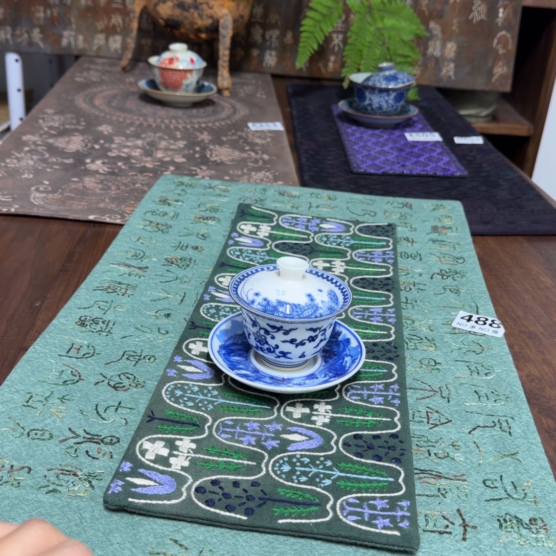 2 都是一张价格三十六纺茶垫茶器