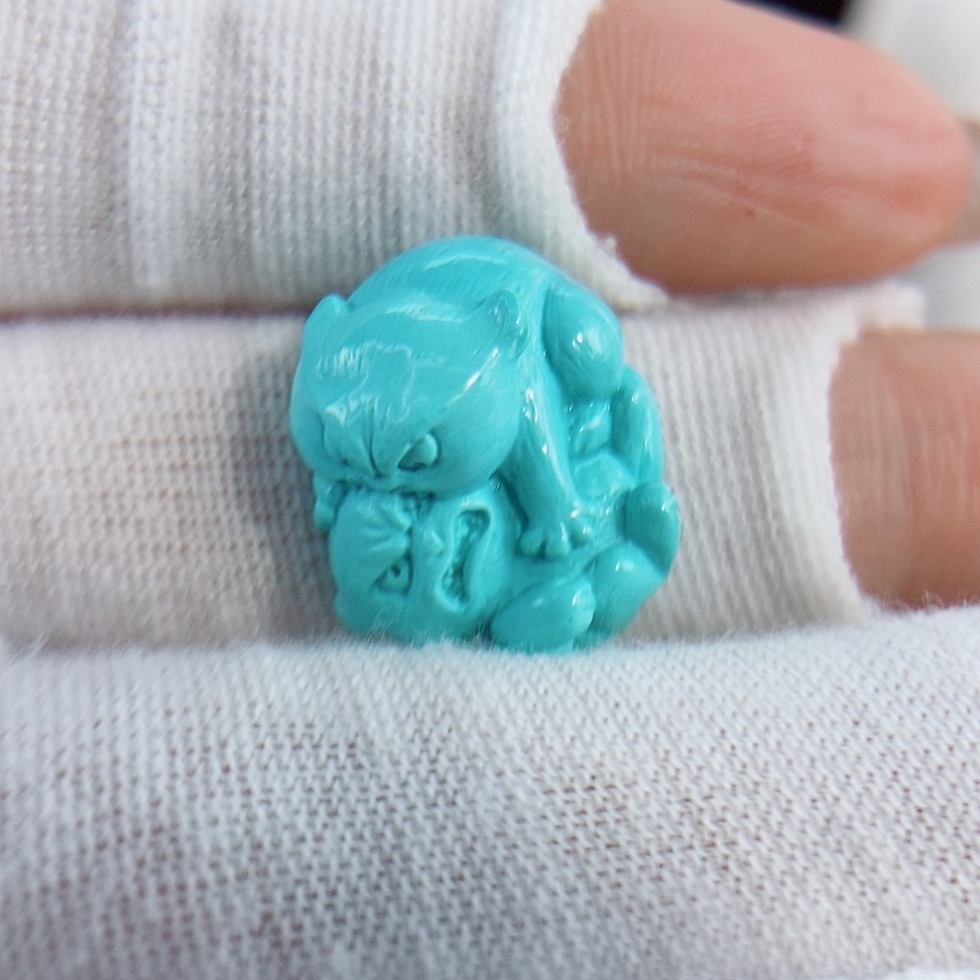 未镶嵌绿松石珠宝奇石