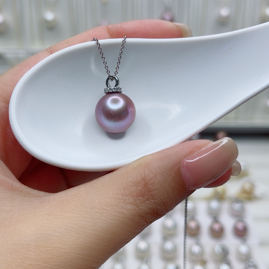 淡水珍珠未镶嵌吊坠(赠链)