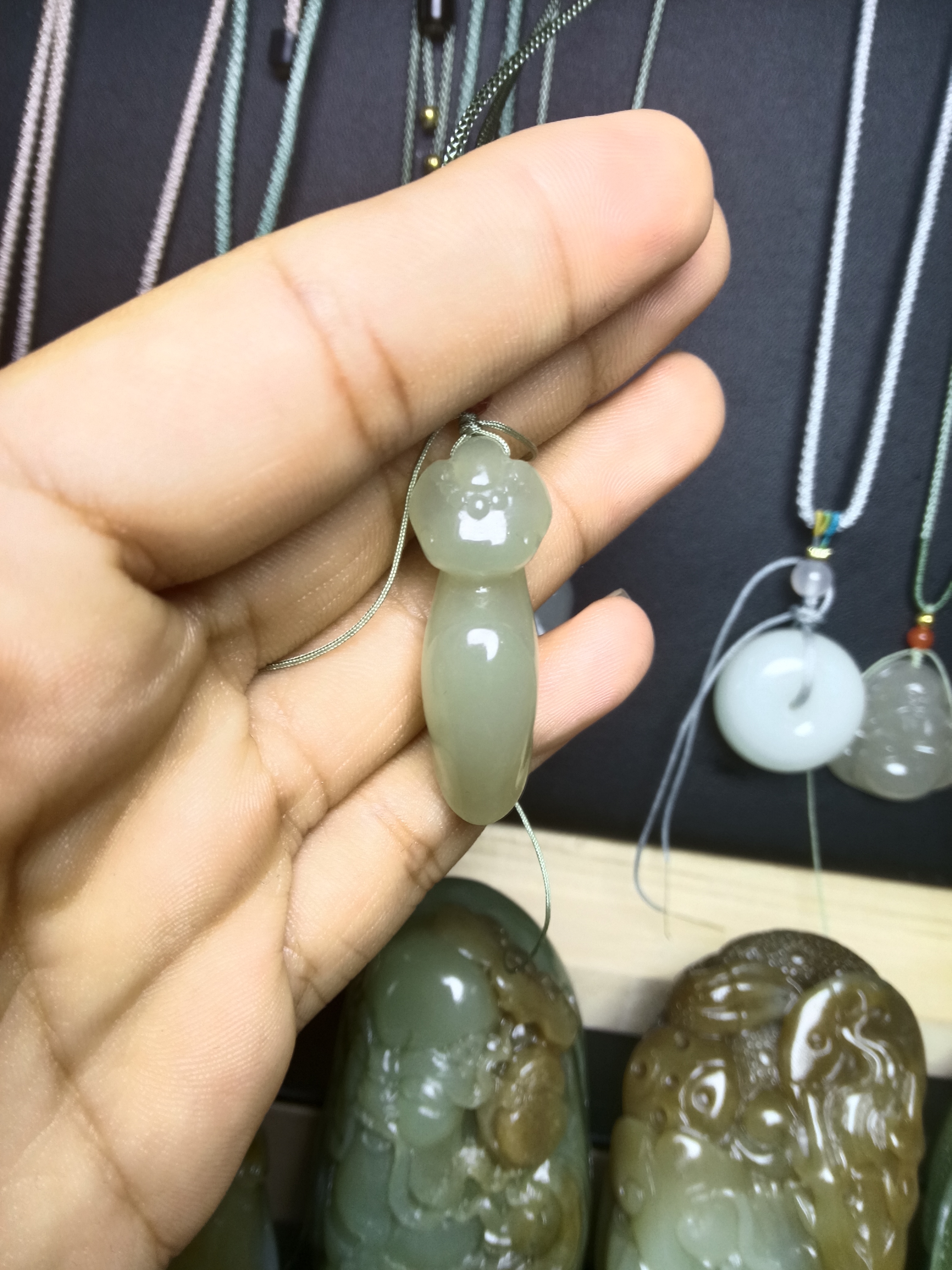 如意玉石男女通用精美礼品挂件