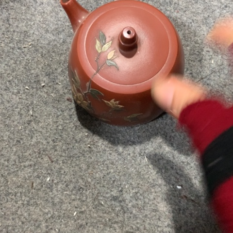 随***缘紫砂茶壶陶瓷摆件爱好者摆件