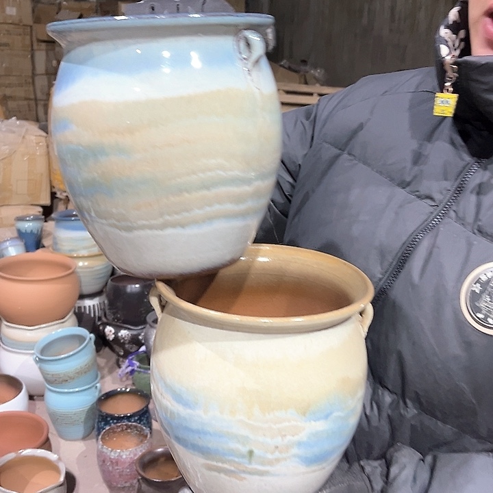 紫砂花盆高21口18————-