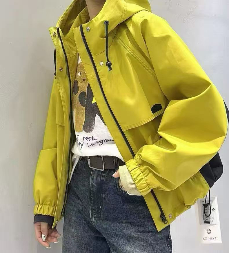 25-605二棉短外套女休闲宽松秋季保暖常规款