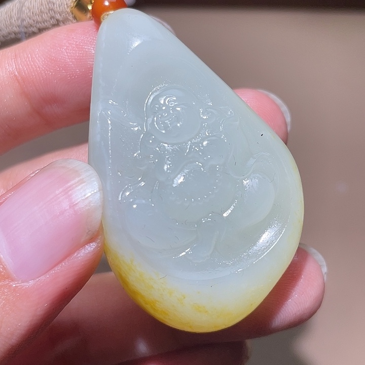 和田玉颈饰未镶嵌Y