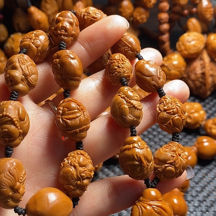 吊坠橄榄核财迷手持