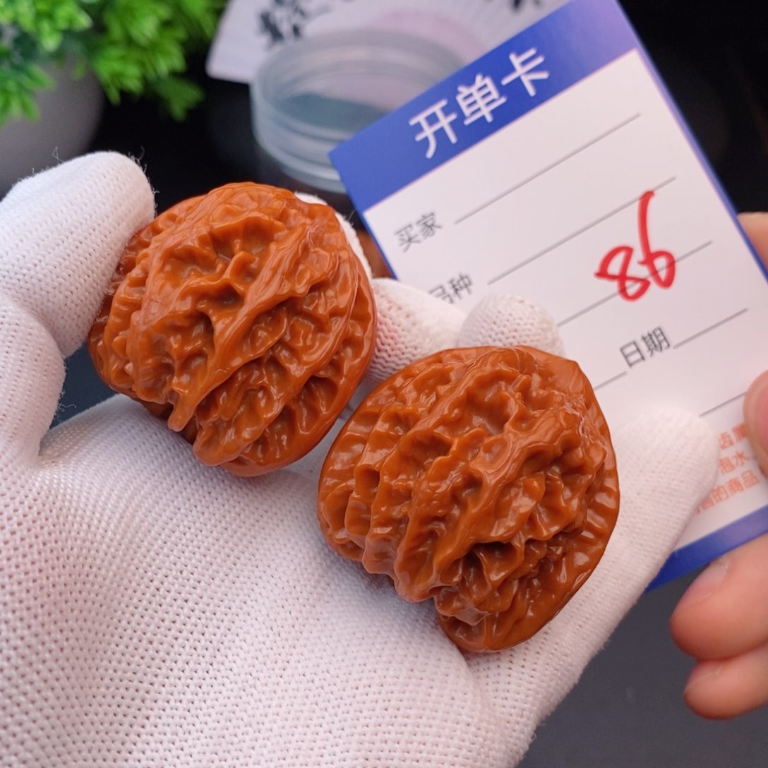 文玩核桃把件38大龙86